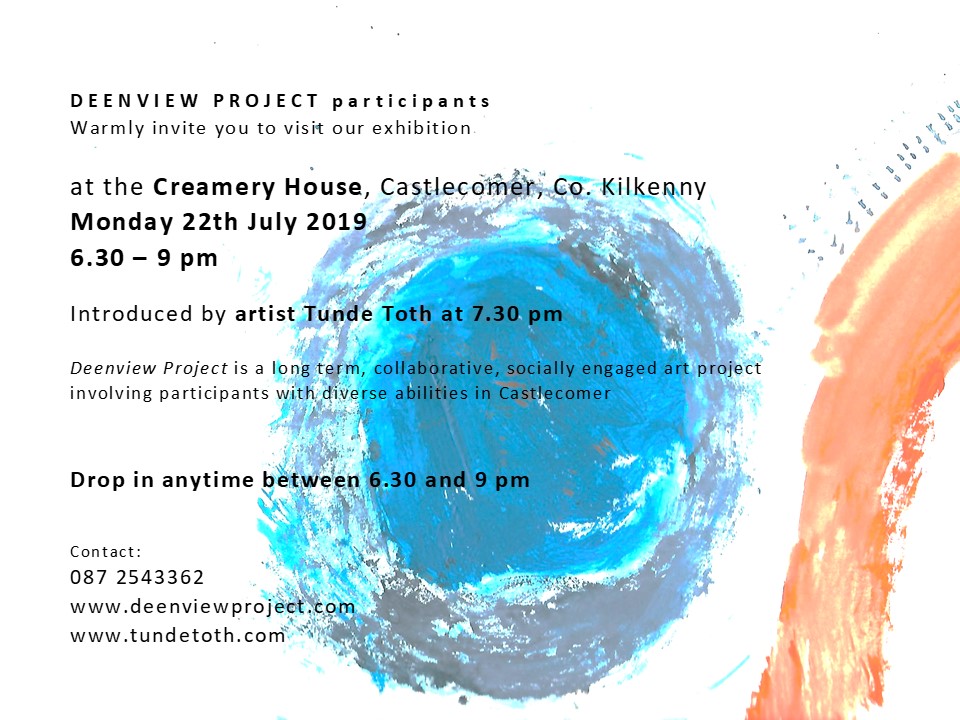 DEENVIEW PROJECT Exhibtion Invite 22 July 2019